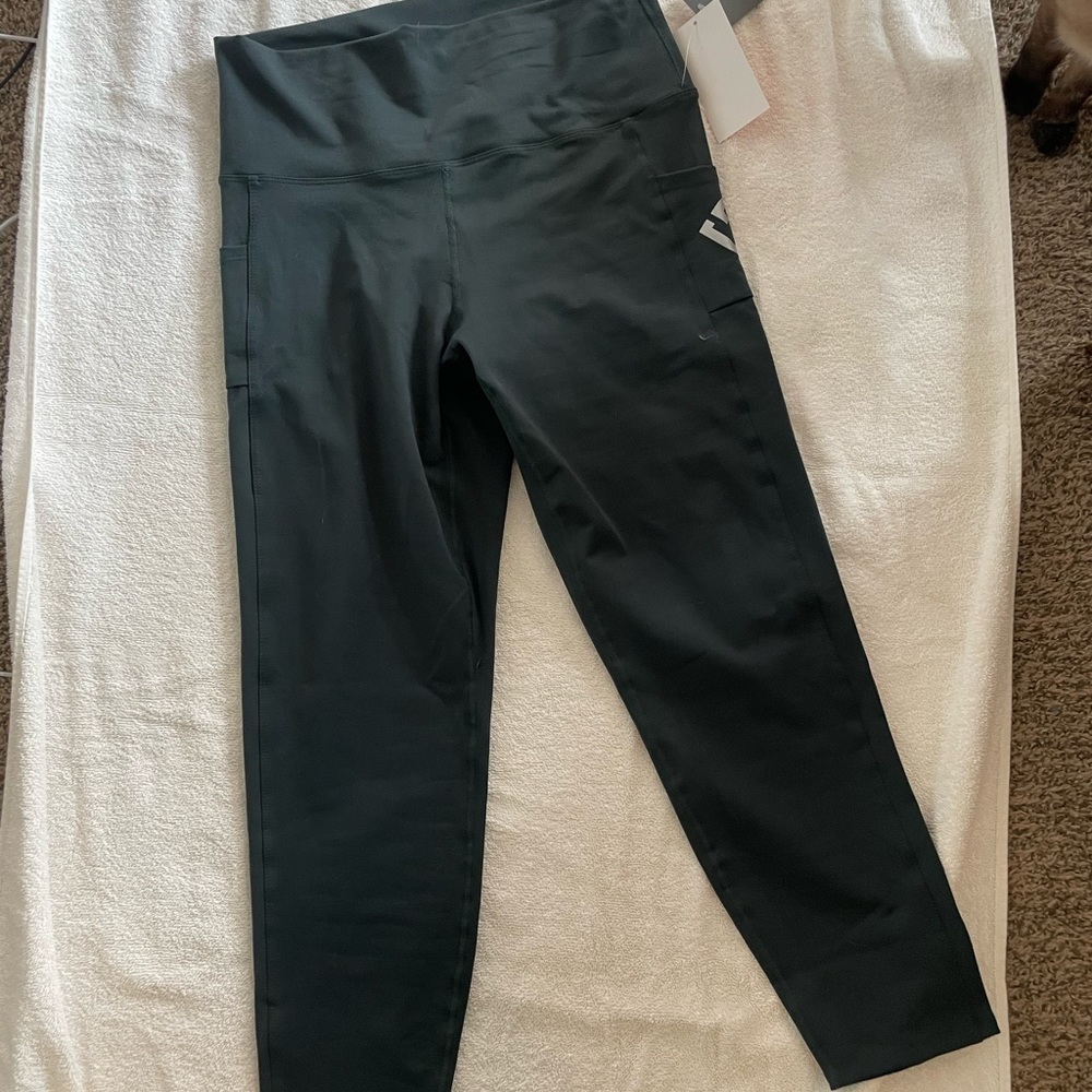 Superfit Hero 7/8 Leggings Evergreen with pockets XL NWT